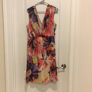 Flowy Floral Abstract print dress